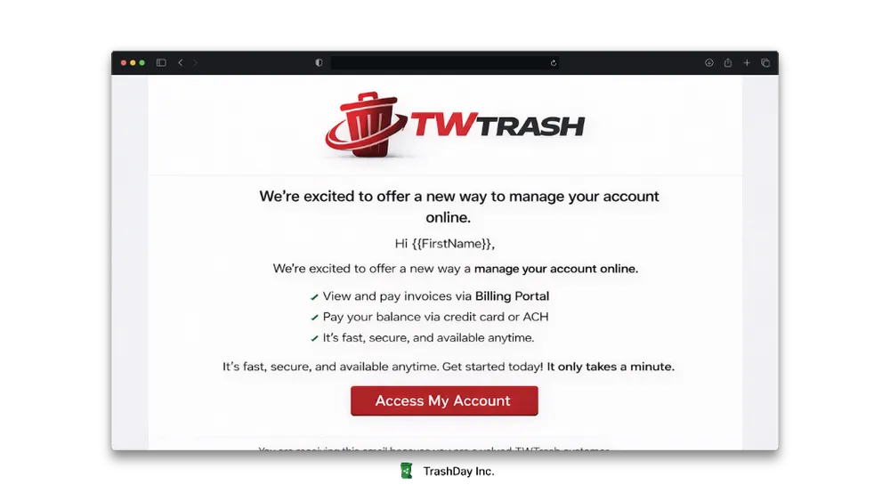 TrashDay Marketing Dashboard